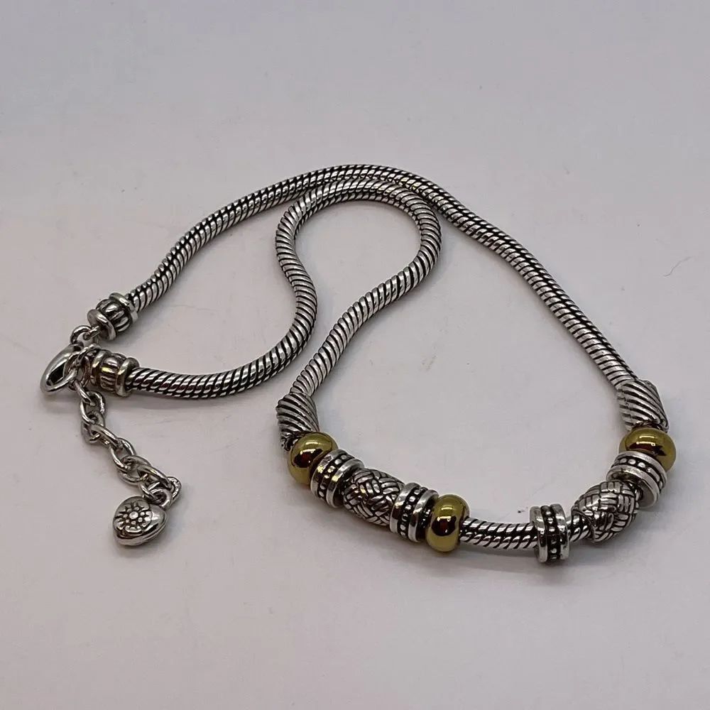 Brighton Travis Two Tone Beaded Necklace